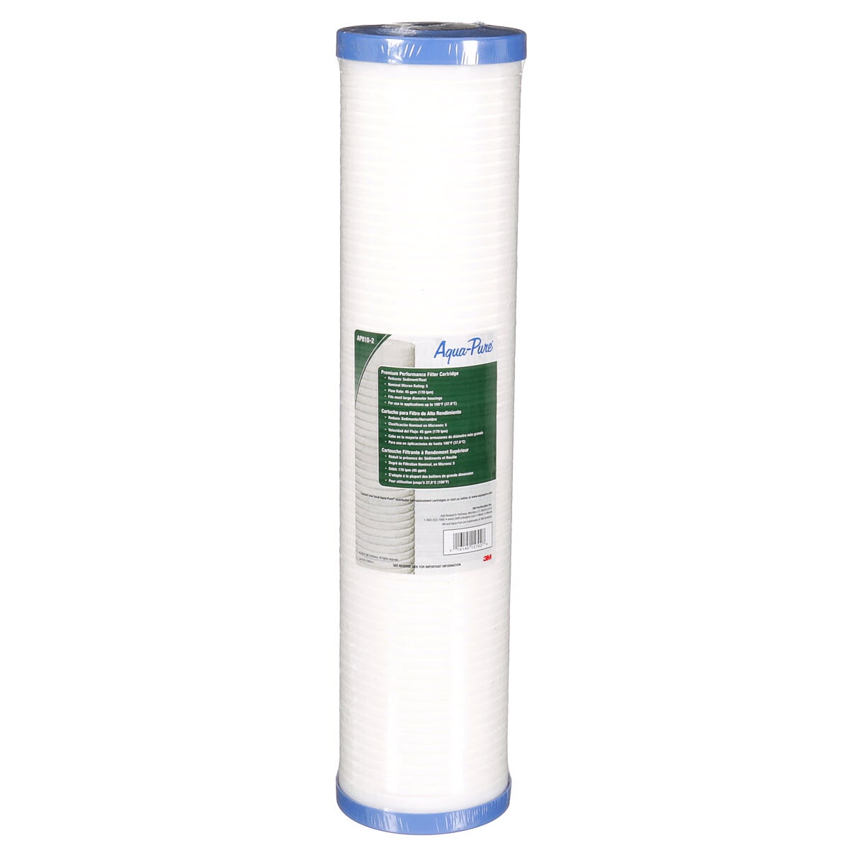 3M™ Aqua-Pure™ 7000001790 Drop-In Water Filter Cartridge, 20 in H