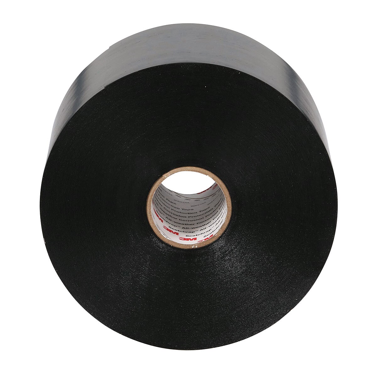 3M 7000058493 51 Series All Weather Premium-Grade Corrosion Protection Tape, 100 ft L x 4 in W, 20 mil THK, Pressure Sensitive Rubber/Rubber Resin Adhesive, PVC Backing, Black
