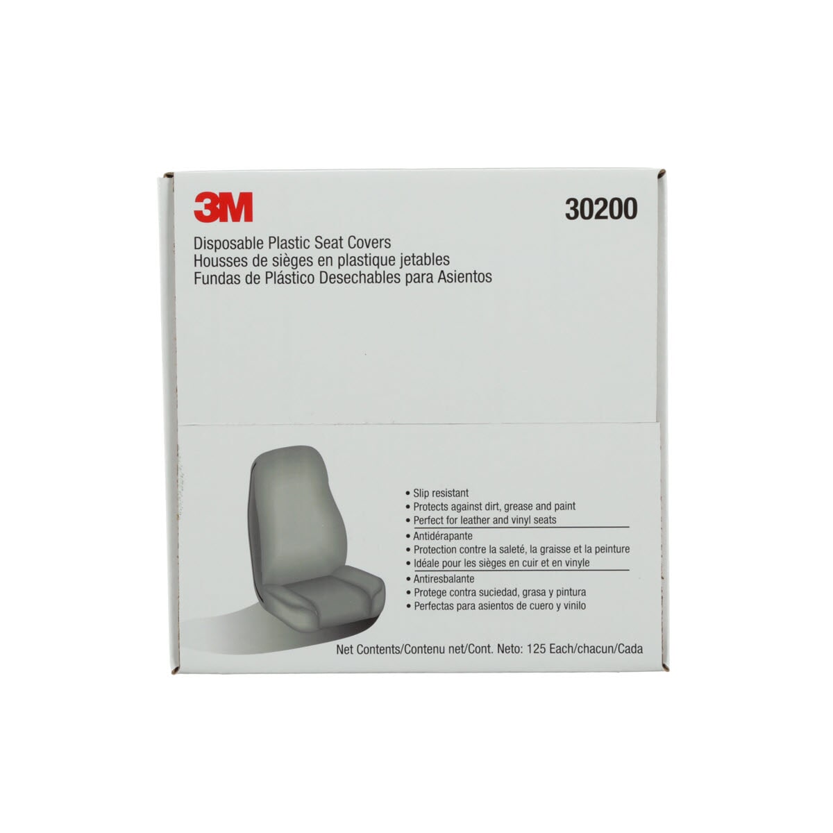 Marson 7000125073 Disposable Plastic Seat Cover, Plastic, Clear