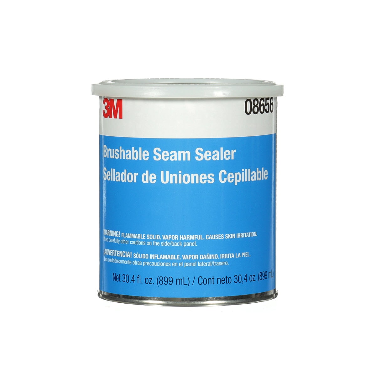 3M 7000136688 Brushable Seam Sealer, 1 qt Container Can Container, Toluene Odor/Scent, Gray, Paste Form