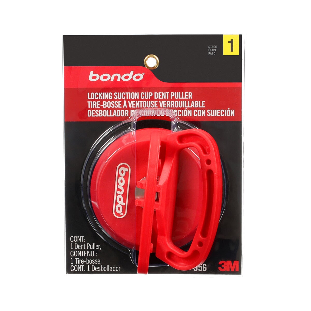 Bondo 7010300366 Double Handle Locking Dent Puller, Red