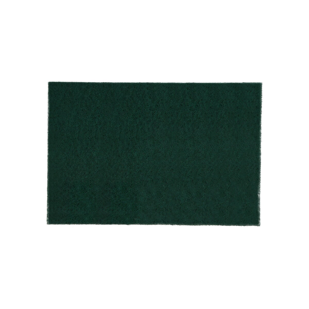 3M 7100067319 Medium Duty Rectangle Pad, Green, 9 in L x 6 in W, Fiber