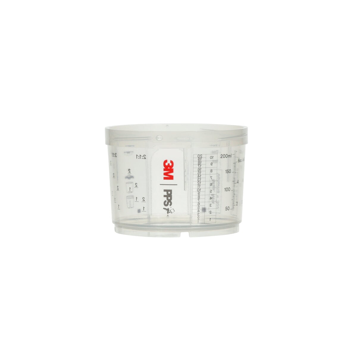 3M 7100134643 Mini Cup, 6.8 fl-oz Container, For Use With PPS Series 2.0 Spray Cup System
