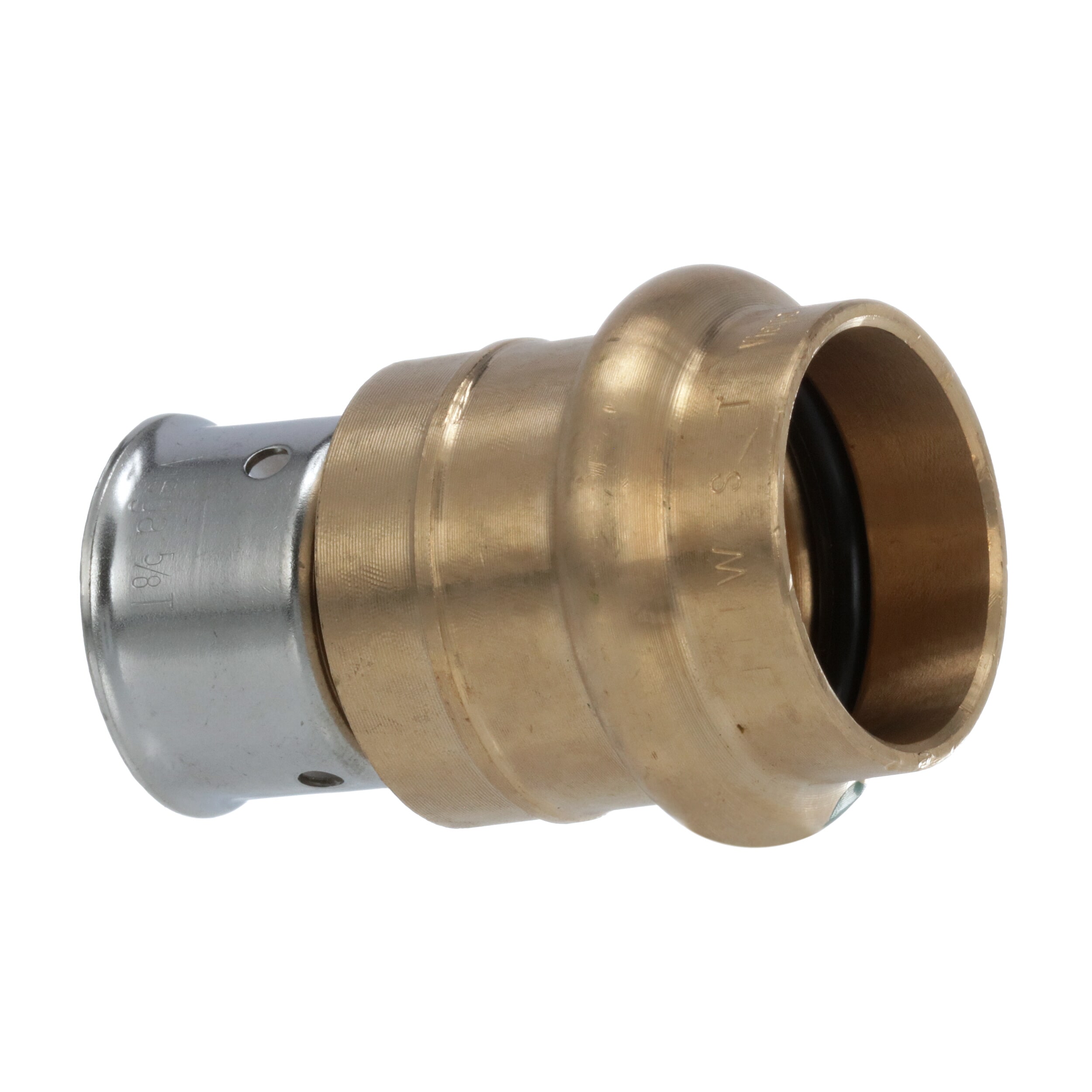 ProRadiant™ 69628 Pipe Adapter, 5/8 x 3/4 in Nominal, Press End Style, Bronze